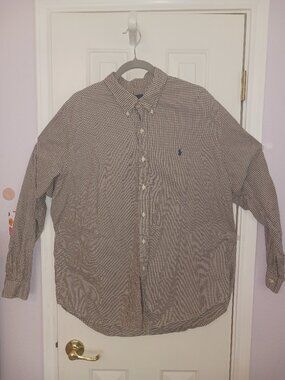 Polo Ralph Lauren XXL Gingham Long Sleeve Button-Down Shirt Product Details: